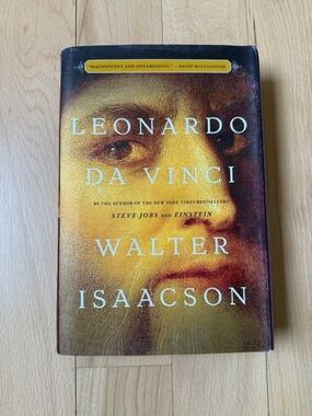 Leonardo da Vinci by Walter Isaacson - Hardcover (Gold/Brown)